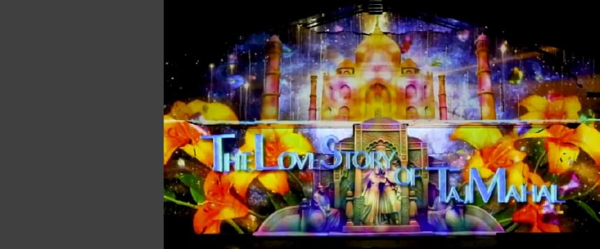 砂の美術館 2019年クリスマス特別企画,「砂と光の幻想曲 THE LOVE STORY OF TAJMAHAL」画像