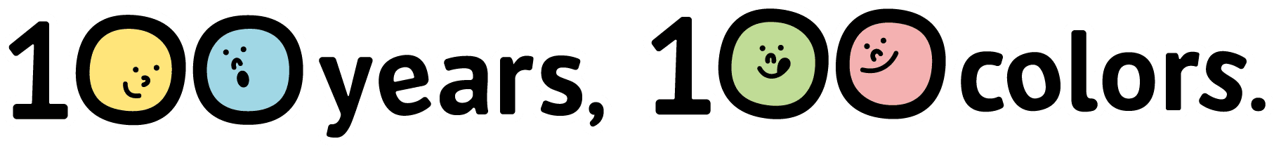 100th logo compact